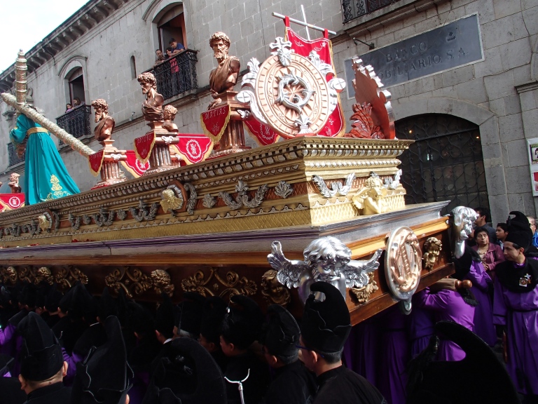 Holy Week procession. 
